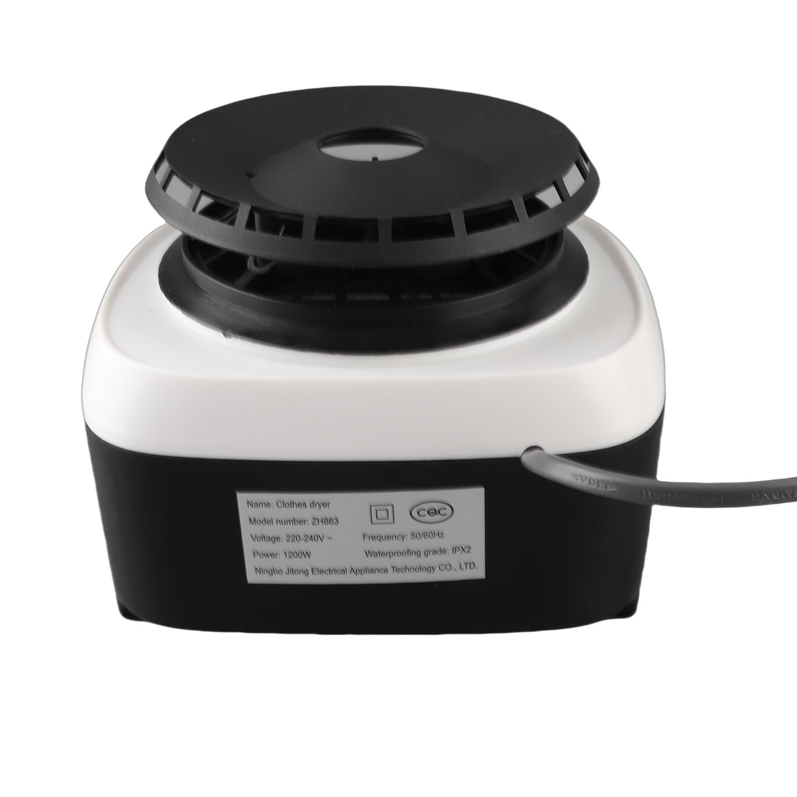 Asciugatrice ad alta efficienza 1200 W, asciugatrice elettrica | Spina Europea 220 V | Essiccatore elettrico | Supporto di Progettazione Meccanica 180 Minu