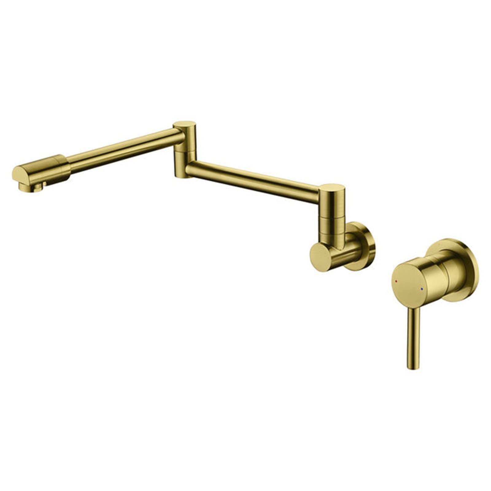 Robinet de remplissage laiton or brossé mural luxe pour cuisine chic