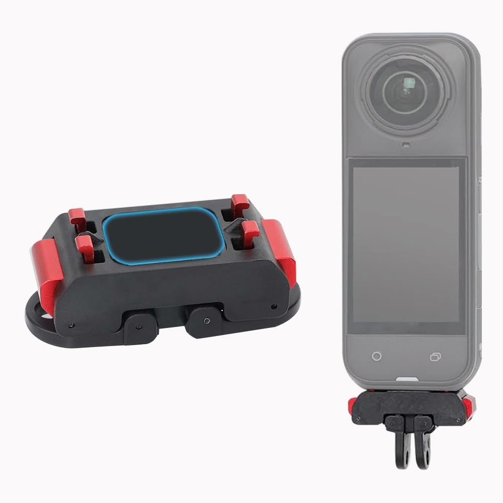 Per Insta360 X5/X4 Adattatore di montaggio pieghevole magnetico Supporto a sgancio rapido verticale orizzontale a forma di L per accessori Insta360 X5  44