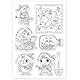 GLOBLELAND 6.3x4.33 Zoll Piraten Tiere Transparente Silikonstempel Papagei Eule Drache Klare Stamps Schildkröte Schatzkarte Silikonstempel Für Kartengestaltung DIY Prägung Journaling