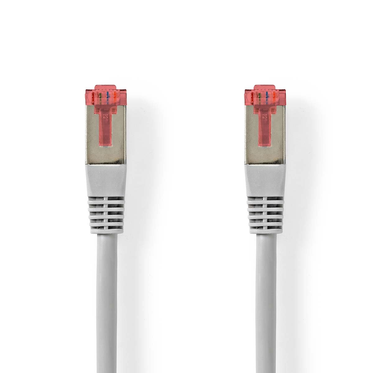 Nedis Cavo Cat 6 | RJ45 | RJ45 | S/Ftp | 30 M | Rotondo | Pvc | Grigio | Gancio-image