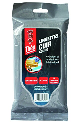 Théo - Lingettes Special Cuir - 10 lingettes