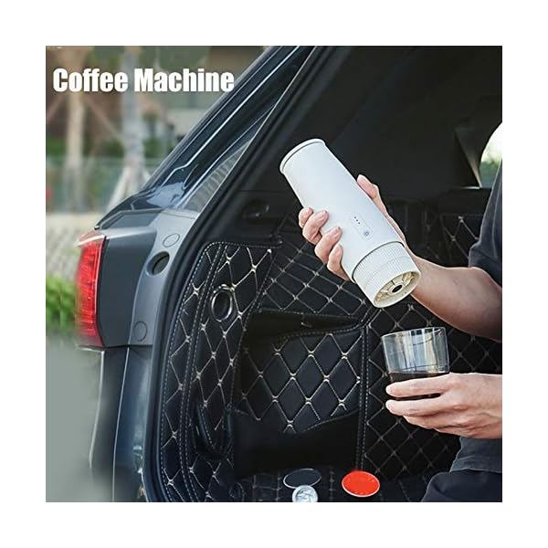 Eosnow Kaffeemaschine, elektrische Kaffeemaschine Tragbarer Akku mit hoher Kapazität und Typ-C-Schnittstelle für… – Bild 5