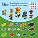 300Pieces Building Blocks Bricks Bulk, 16 Sizes Multiple Mixed Colors, Compatible with LEGO and All Other Brands