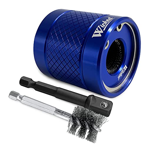 WICKED 3/4â€™â€™ Copper Tube Pipe Cleaning Brush Kit; The Professional Plumberâ€™s Tool Industrial â€œALL METALâ€ Strength Heavy Duty Construction Grade with Replaceable Parts