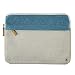 Produktbild Hama Laptoptasche "Florenz" gepolstert (Notebook Hülle zum Schutz vor Kratzern und Staub, Notebook Tasche für Damen und Herren, Laptophülle mit Platz für Zubehör, 25,6 cm, 10,1 Zoll) petrol, grau
