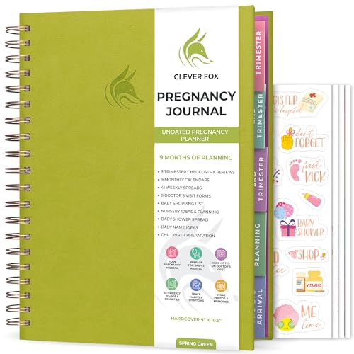 Clever Fox Pregnancy Journal & Memory Book - Pregnancy Planner