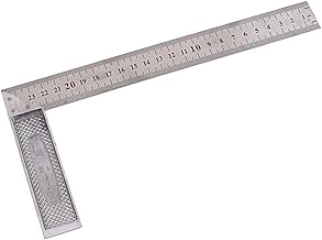 Régua quadrada de aço inoxidável de 90 graus da ARTIBETTER régua quadrada ferramenta de layout L régua quadrada métrica