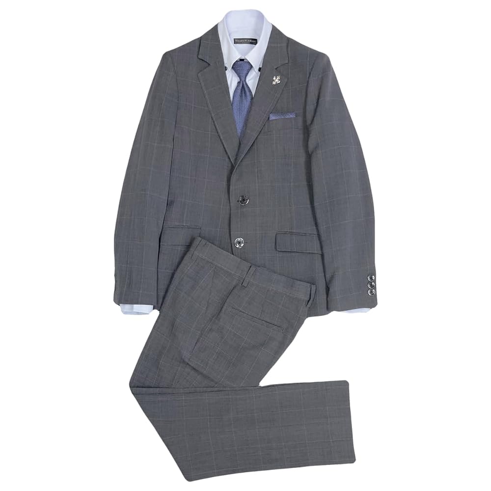 ⭐️美品⭐️ヒロミチナカノ　160 男の子フォーマルスーツ　四点セット　黒 hiromichi nakano ヒロミチナカノ 卒業式 スーツ 男の子 小学生