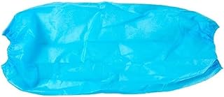 GZKDKZB Funda Protectora para Brazos desechable de Color Azul, Funda Protectora para Brazos Ligera de Tela no Tejida, Mangas de Tela Transpirable con puños elásticos