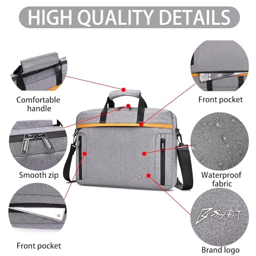 Maletín resistente al agua para laptop 15.6 pulgadas miniatura 7