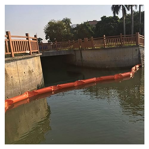 Barrière anti-pollution en PVC de 10 m pour quai et dépôt