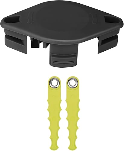 Miniatura 6 de THTEN Paquete de 18 cuchillas de repuesto ACFHRL2 compatibles con recortadoras de cuerda Ryobi de 18 V, 24 V y 40 V, se adapta a RY40210, RY40210A