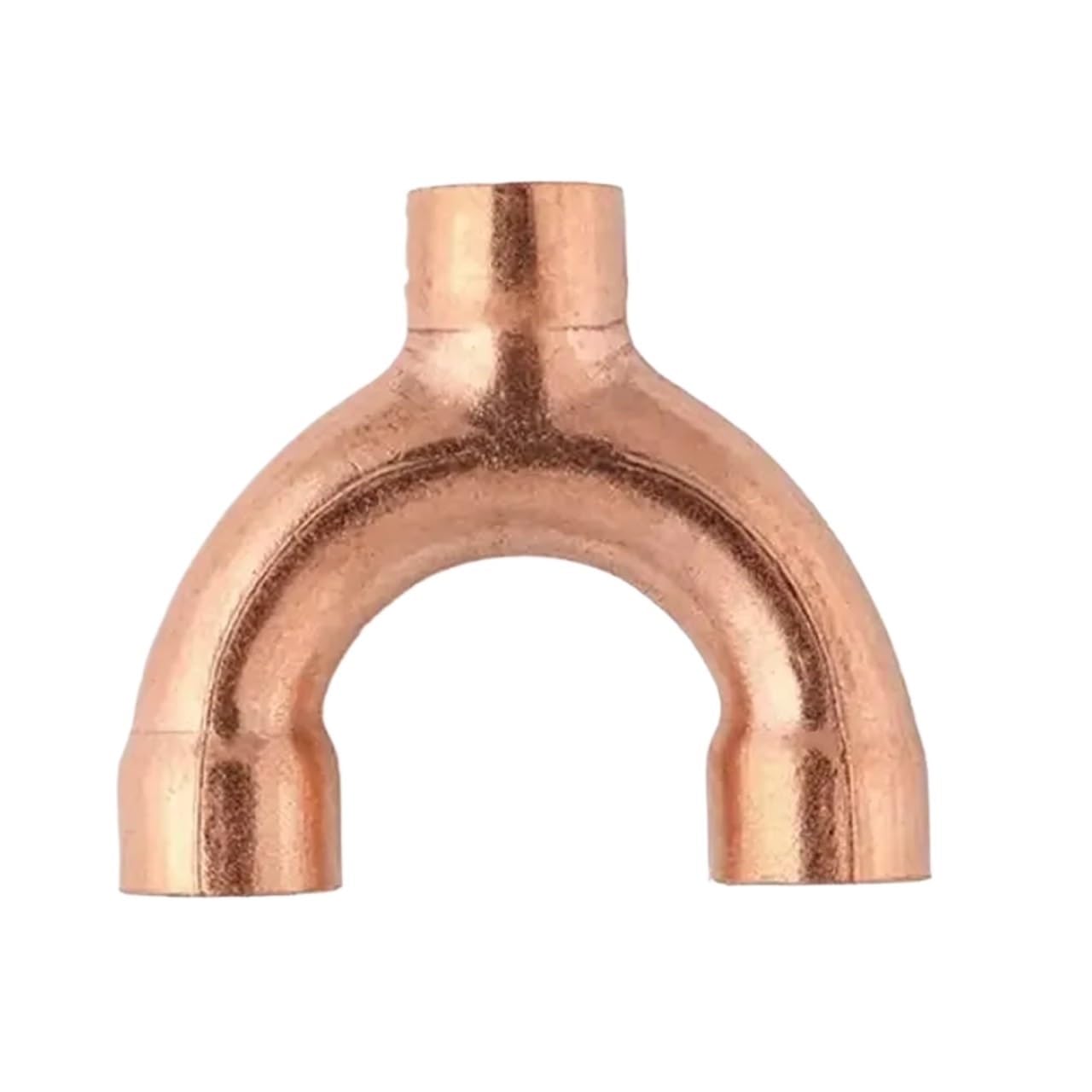 3/8" 1/2" 3/4" 5/8" 16 19 22 25 28.6 32 35 38 42mm ID Y Shaped 3 Way Splitter Copper End Feed Solder Fitting Air Conditioner(35x28.6mm CD-45mm) Brass Hose