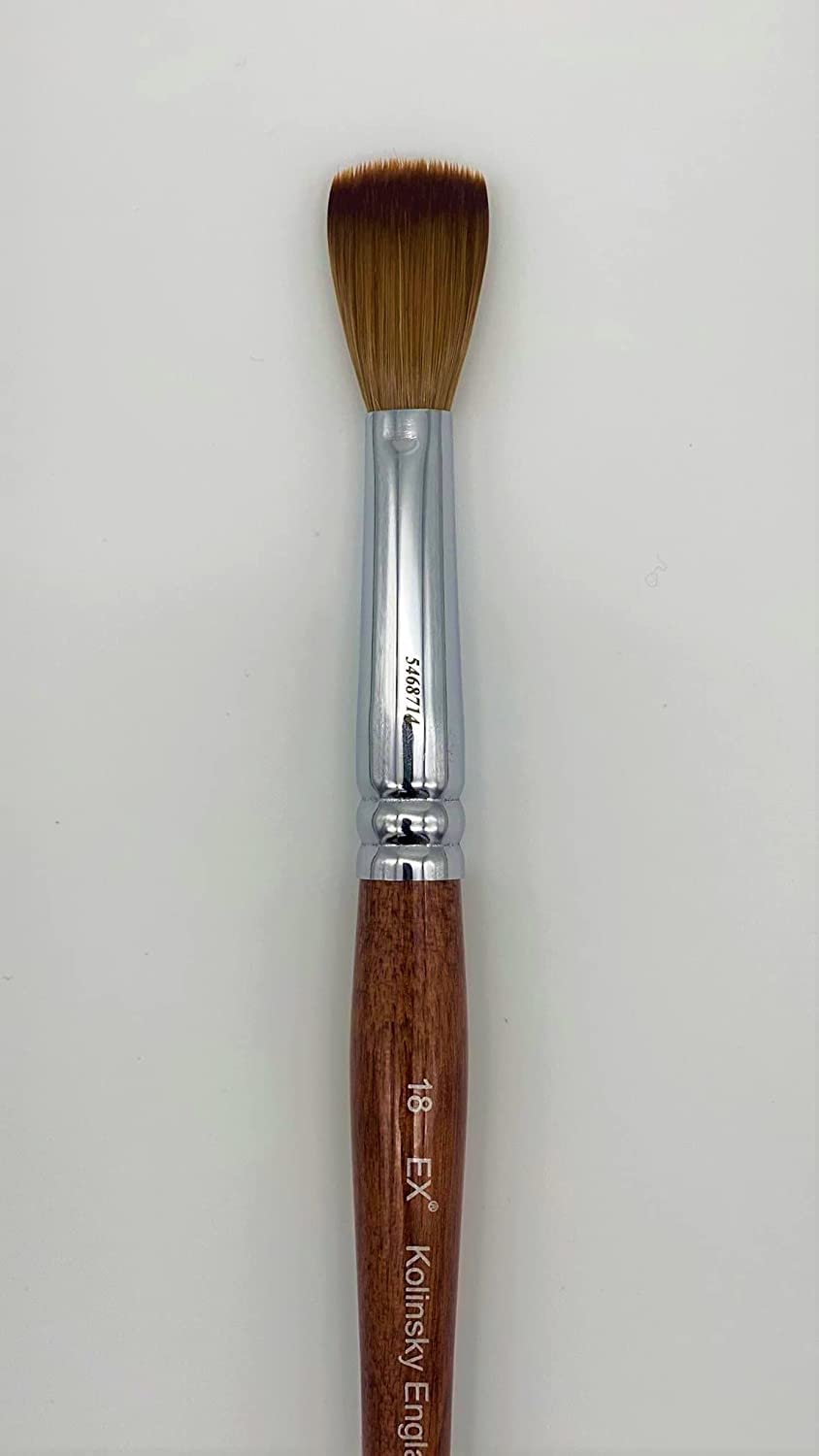 Acrylic Nail Brush for Acrylic Powder Manicure Pedicure (Size 18 (Pack of 1))