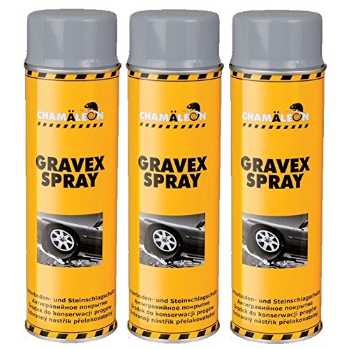 Chamäleon UNTERBODENSCHUTZ UBS 6 x 500ml SPRAY GRAU ANTI GRAVEX SCHUTZ UNTERBODEN