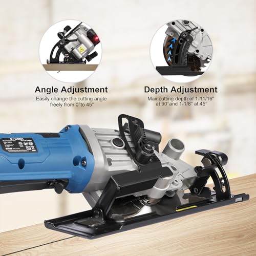 GLAXIA 4Amp Mini Circular Saw