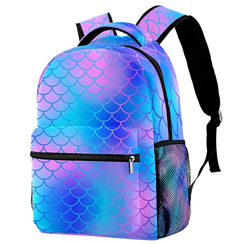 Sac à dos voyage enfant sirène bleu rose idéal pour sorties et vacances