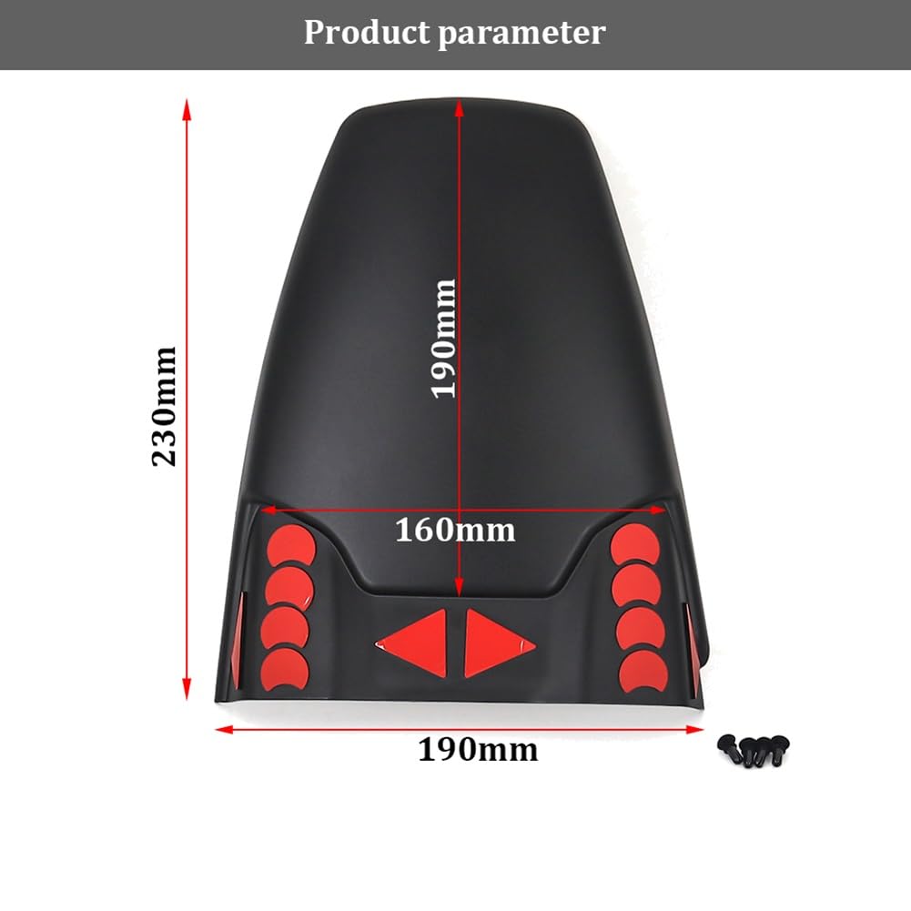NOLLAM Parafango parafango Moto Moto Parafango Posteriore Parafango Extender Estensione per Y&amaha MT-07 MT 07 2013-2017 XSR 700 2016-2020 Parafanghi Moto