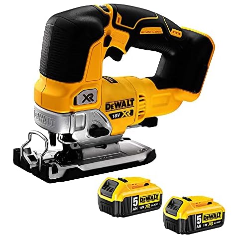 DeWalt DCS334N 18V Brushless Jigsaw with Batteries Cover