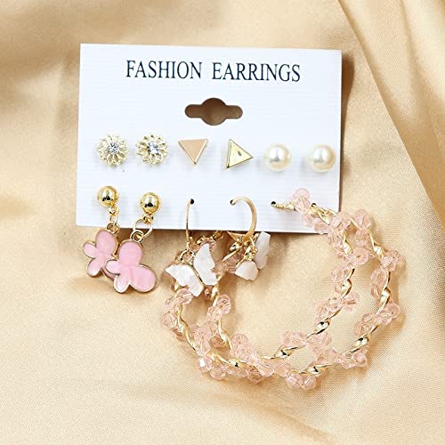 Celebrity Inspired Plated Earrings Combo for Women