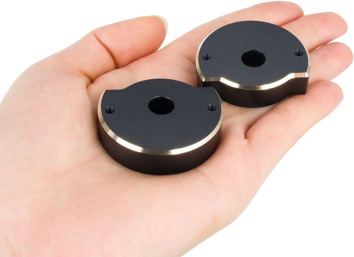 F10T Axle Brass Weights Rear Axle Tube Cap for 1/10 RC Crawler Vanquish F10T Axles VS4-10 Chassis Upgrade Parts (Rear Axle Tube Cap)