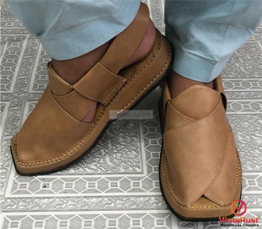 Genuine Leather Gents Chappal, Traditional Handmade Peshawari Chappal, Premium Quality Stylish Shoes, Handcrafted Footwear4