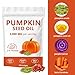 Pumpkin Seed Oil Capsules, Pumpkin Seed Oil 2 in 1 with Saw Palmetto, 3000mg Pure & Natural Supplement, Hair Growth, Skin Care - Non-GMO, Gluten - Free 300 Softgels (1)