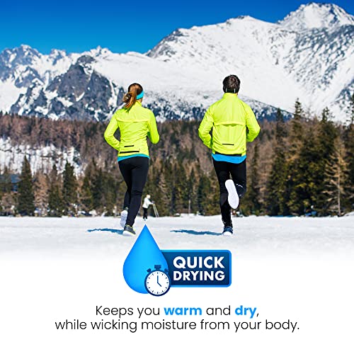 Men's Thermal Set, Lightweight Ultra Soft Fleece Shirt And Pants,Blue,Large #TOP3