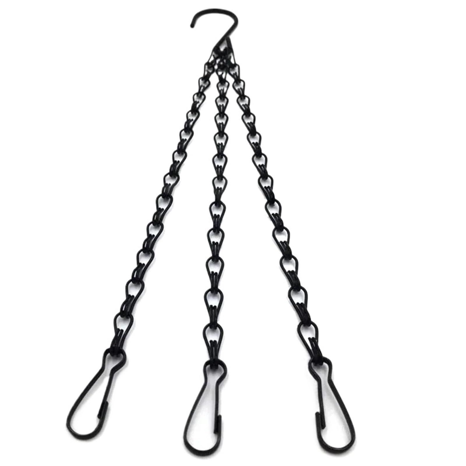 WUYXTO 4 Pcs Hanging Basket Flower Pot Chain Hydroponic Plants Plant Grow Tools Garden Decorations With 3 Hooks For plant