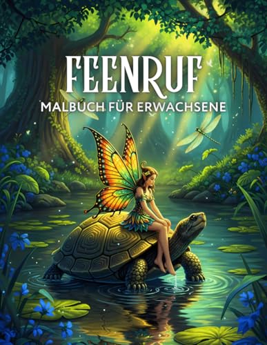 Feenruf Malbuch für Erwachsene: Magische Feen in verträumten, fantasievollen Welten