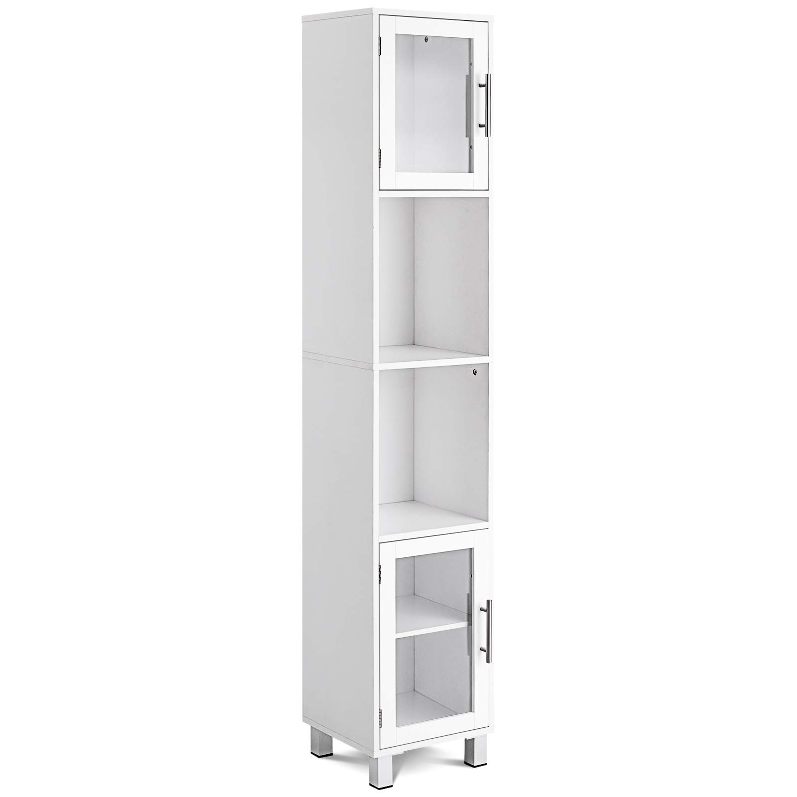 Buy GLACER Bathroom Tall Storage Free Standing Bathroom Floor