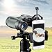 HUTACT Telescope Phone Mount Universal Smart Phone Adapter Holder for Spotting Scope, Binoculars, Monocular, Microscope, 360° Rotatable Cellphone Clip fits Almost All Smartphone on The Market