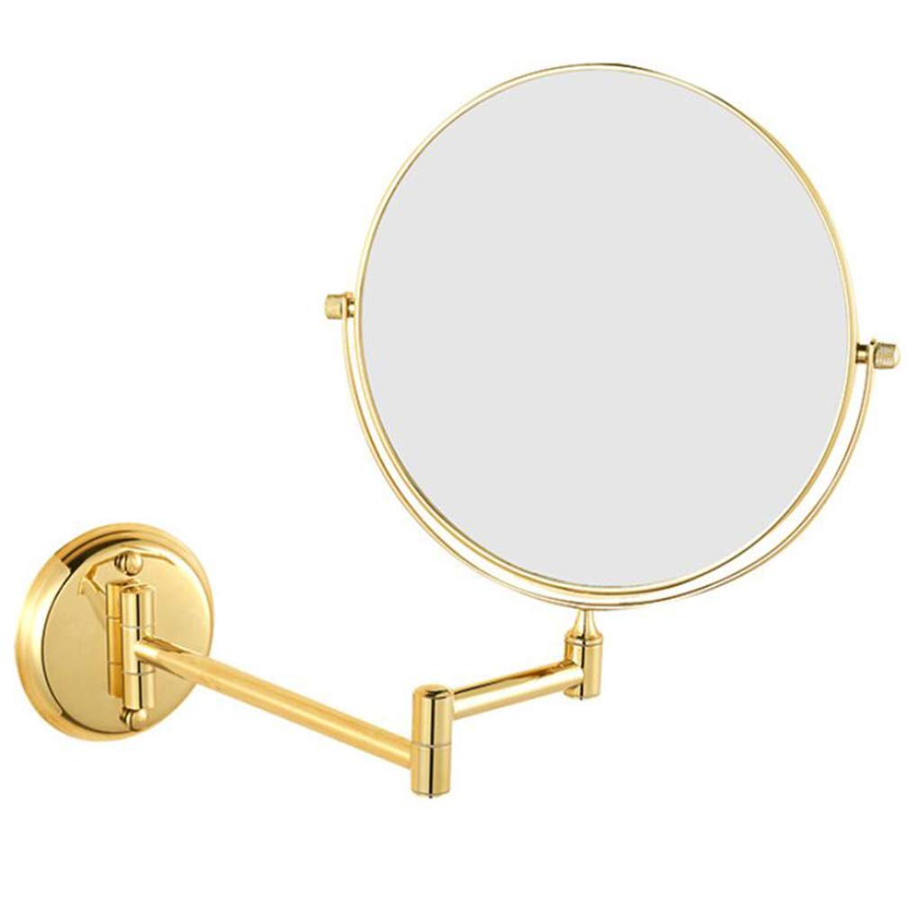 Miroir cosmétique de salle de bain extensible double face grossissant 3X