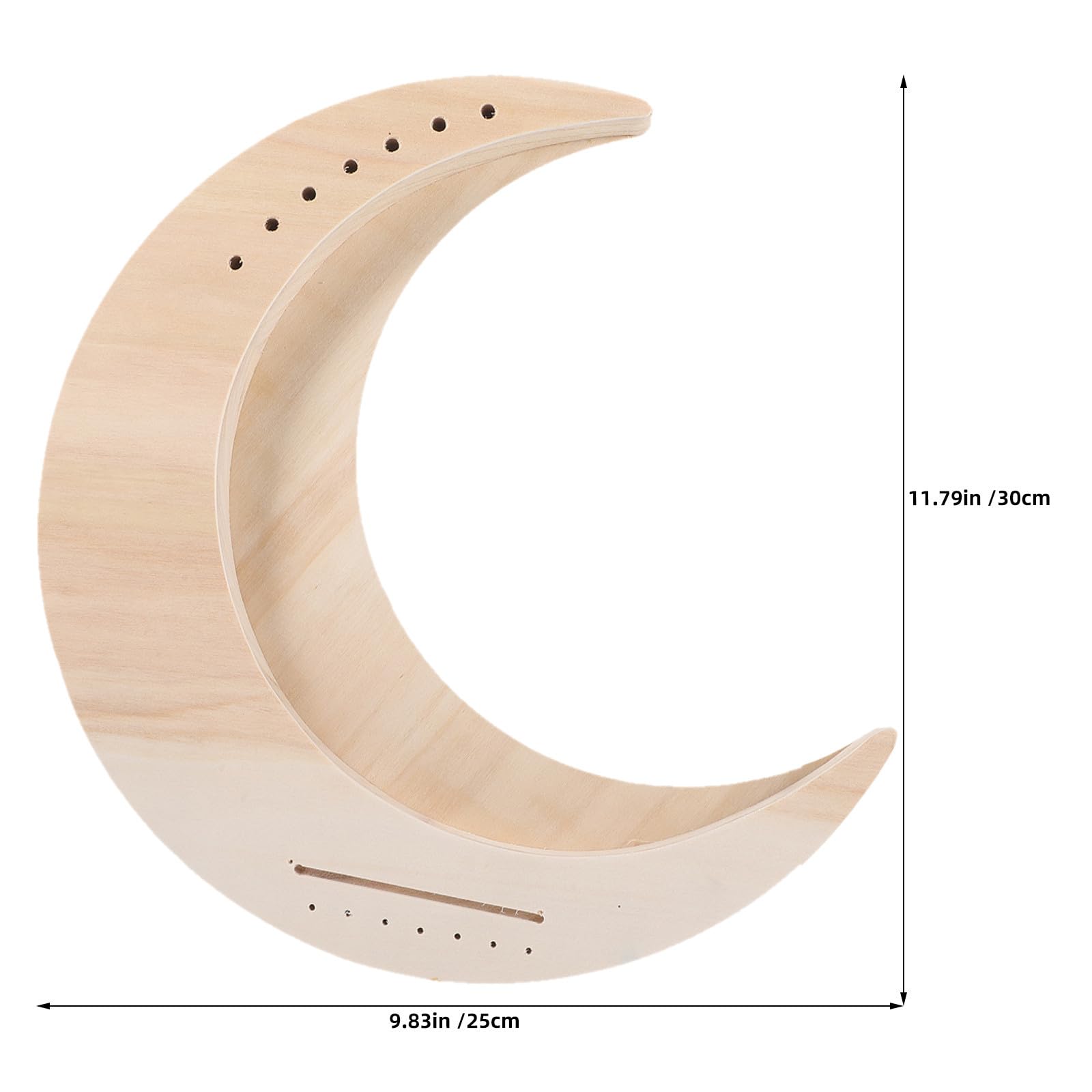 2 Sets Holz Harfe DIY Mondförmige Harfe mit Hochwertigem Klang und Tragbarem Design für Musikalische Freizeit und Kreative Gestaltung