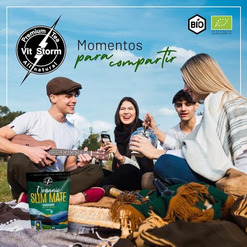 Hierba Mate Ecológica Slim Tea – Te Detox Orgánico Drenante Retencion de Liquidos y Desinflamar Abdomen Mujer y Hombre – Infusión de Yerba Mate, Diente de Leon, Canela, Jengibre, 100 g – VITSTORM - imagen 8
