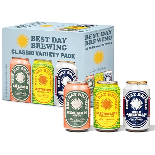 Best Day Brewing, Non Alcoholic Variety, 12pk, 12 Fl Oz Cans