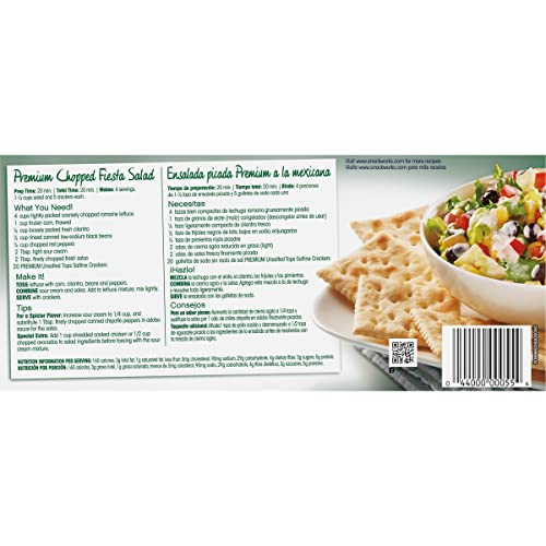 Premium KFT-544 Unsalted Tops Saltine Crackers thumb #13