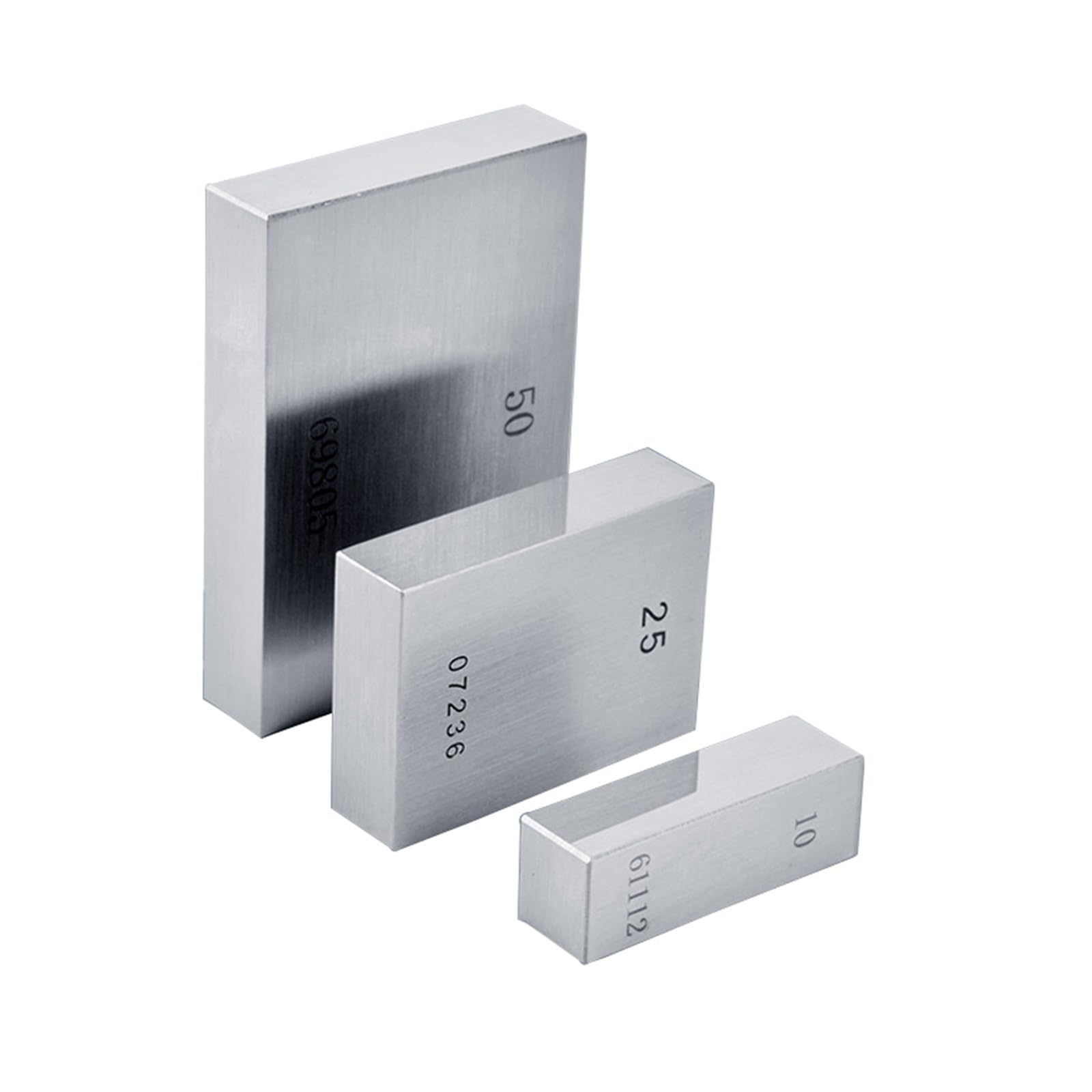 Calibrador monolítico de alta precisión 0,5 a 1000 mm, bloque calibración único acero rápido for balanzas laboratorio Medidas precisas(50mm)