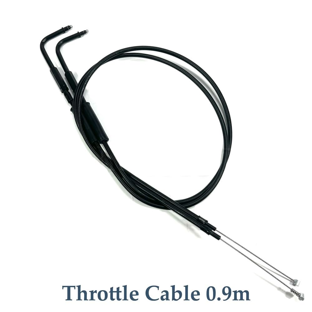 Accesorios para motocicleta, cables negros, Cable de acelerador para Sportster XL1200 883 para Dyna para Road King para Softail para Fat Boy