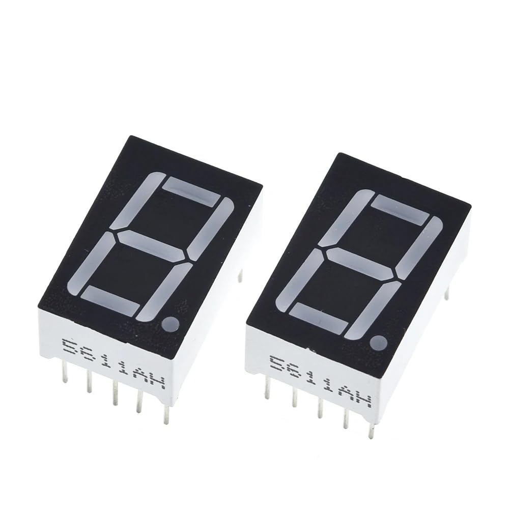 NSC LED Segmented Displays 10 PCS 0.56 Inch 3-Digit Red LED 7-Segment ...