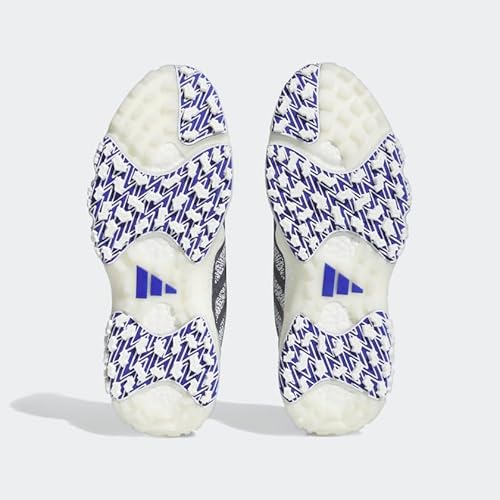 adidas Codechaos 22 Tênis de golfe masculino Spikeless, Cinza três/Calçados Branco/Cinza Seis, 38