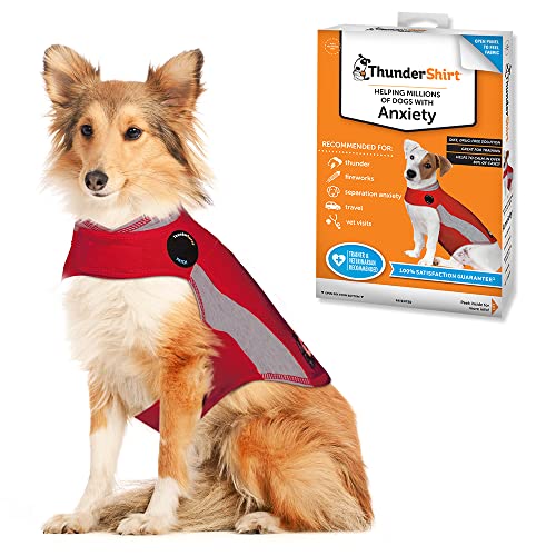ThunderShirt for Dogs, Large, Red Polo - Dog Anxiety Vest