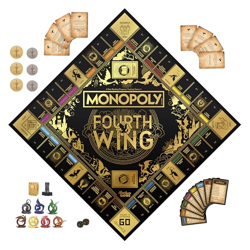 Monopoly Fourth Wing Edition Juego de Mesa para Adultos miniatura 3
