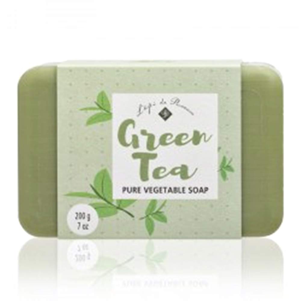 L'epi de Provence Triple Milled Green Tea Shea Butter Vegetable Soaps from France 200g