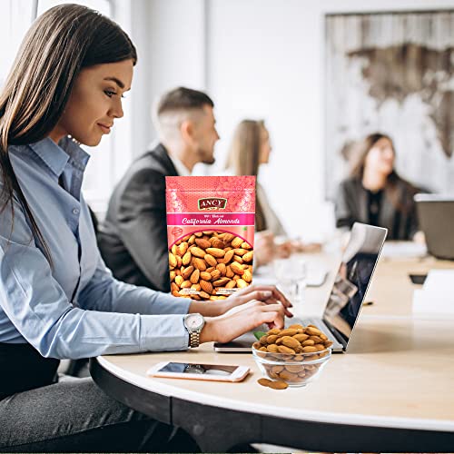 Image of Ancy Almonds 500 Grams (250 Grams X 2) - Raw, Whole And Delicious |Crunchy Texture without Sugar and Salt | Ideal for Snacking, Baking, Smoothies & Meal also for Healthy Lifestyle