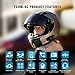 FreedConn Motorcycle Helmet Bluetooth Intercom Interphone Headset Headphones Kit, T-COMSC for 2 or 3 Riders/LCD Screen / MP3 Player/GPS/FM Radio/Hands Free (5 pin)