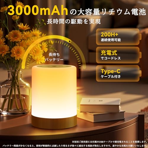 Auxmir 授乳ライト ナイトライト USB充電式