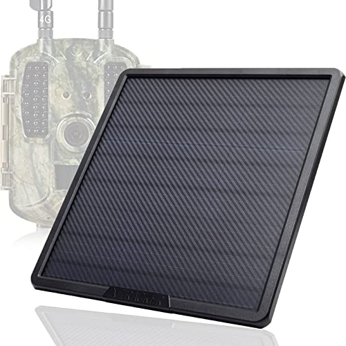 X-Tracker Trail Camera Solar Panel, 10W Solar Panel Battery Charger Kit 12V/9V/6V With Build-In 25000Mah Rechargeable Lithium Battery Ip66 Waterproof Hunting Accessory (Weather Resistant) #TOP1
