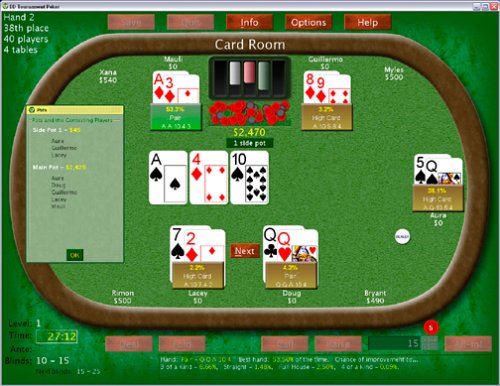 Tournament Poker: No Limit Texas Hold'em #TOP1